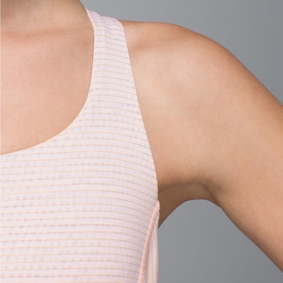 Lululemon Wild Tank Heathered Parfait Pink / Speckle Dot Parfait Pink Black - Picture 3 of 10